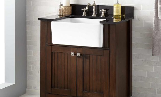 Antique Style Bathroom Vanity Signature Hardware with dimensions 1500 X 1500