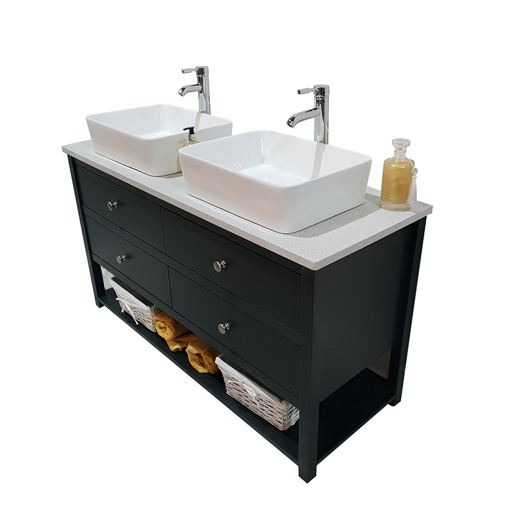 Ava Double Sit On Basin Vanity Unit Harvey George Hand Painted with regard to proportions 1024 X 1024