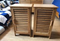 Bamboo Bathroom Storage Cabinet Cupboards 10 Each In inside proportions 1024 X 768