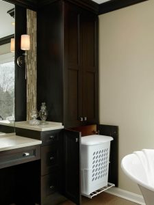 Bathroom Cabinet With Built In Hamper Bathroom Custom Bathroom pertaining to sizing 1280 X 1707