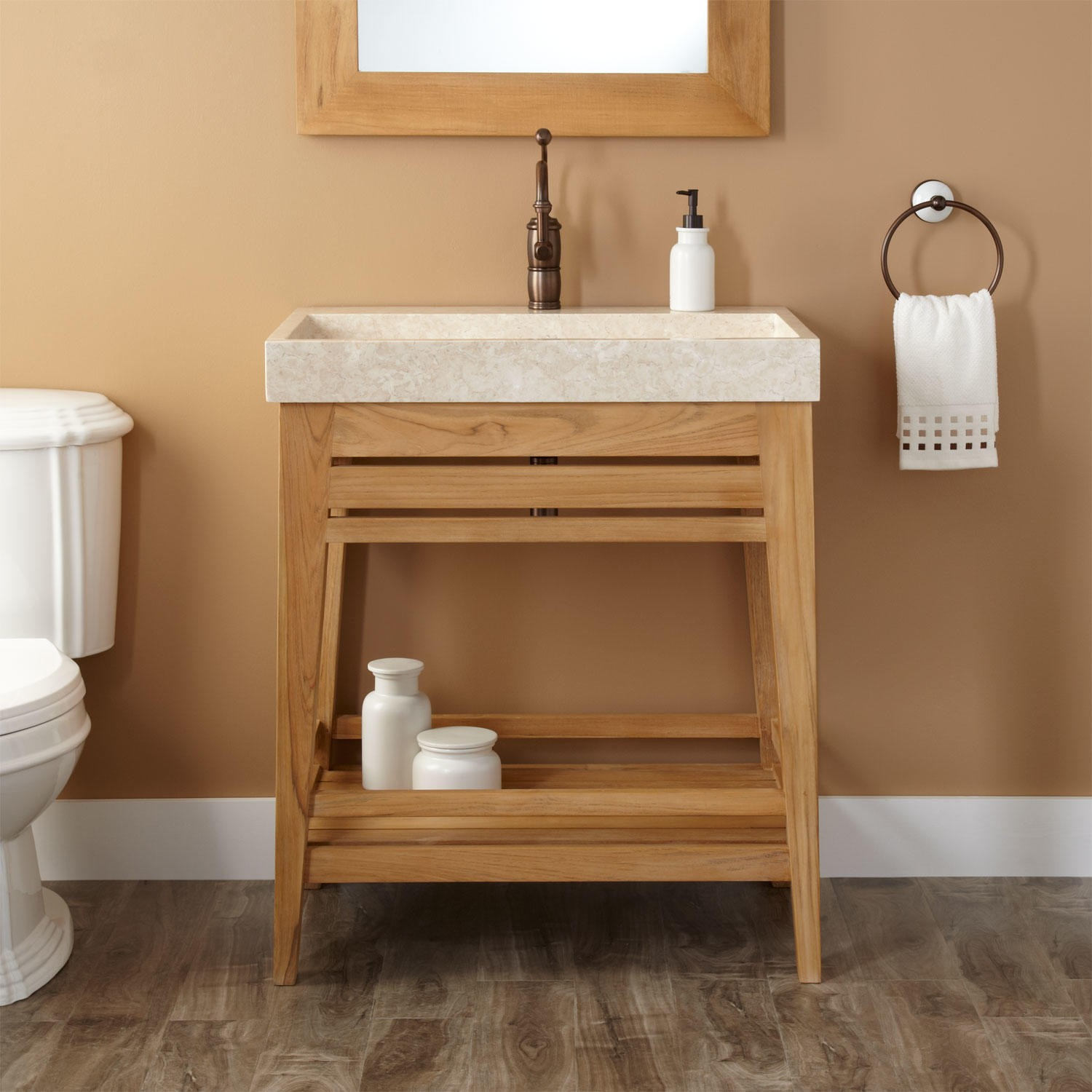 Bathroom Outstanding Teak Vanity For Awesome Bathroom Furniture with proportions 1500 X 1500