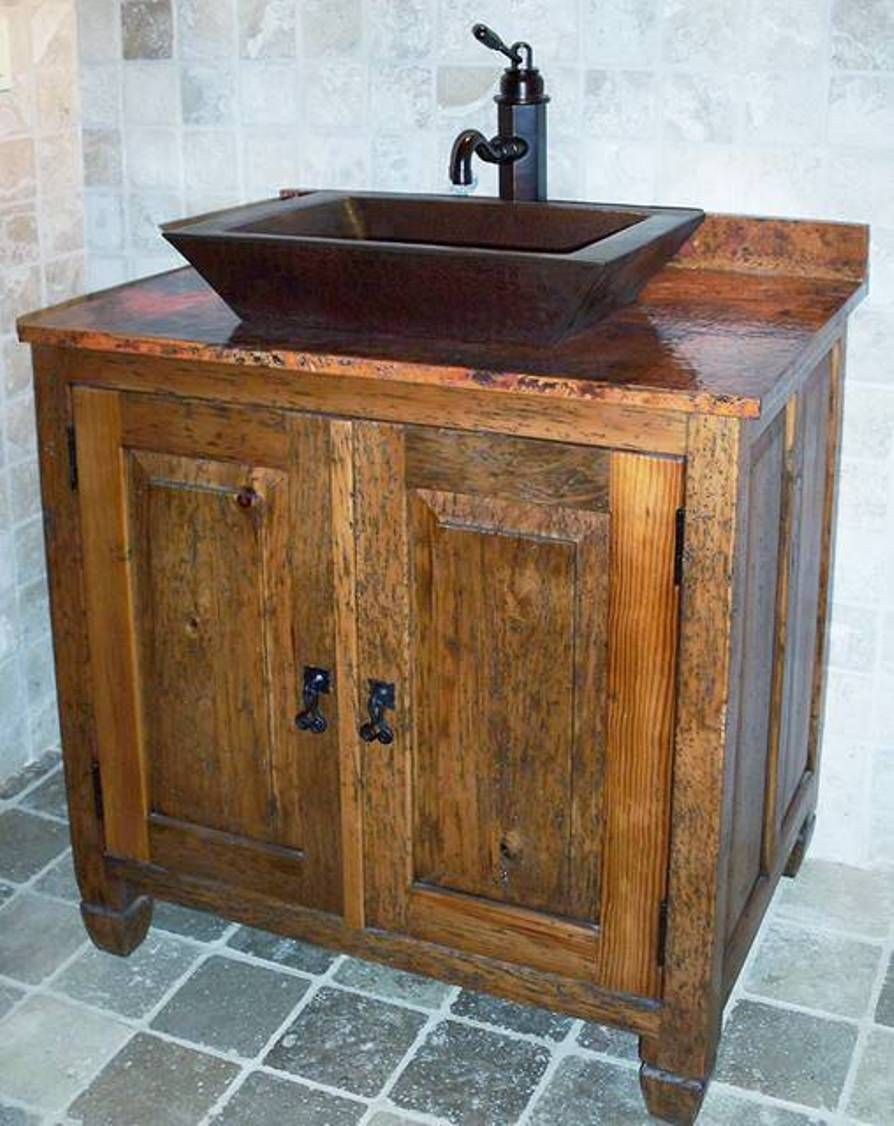 мебель для ванной под старину
