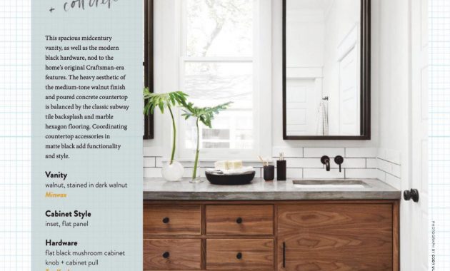 Bathroom Vanities From The Magnolia Journal Spring 2019 Read It within proportions 2048 X 2732