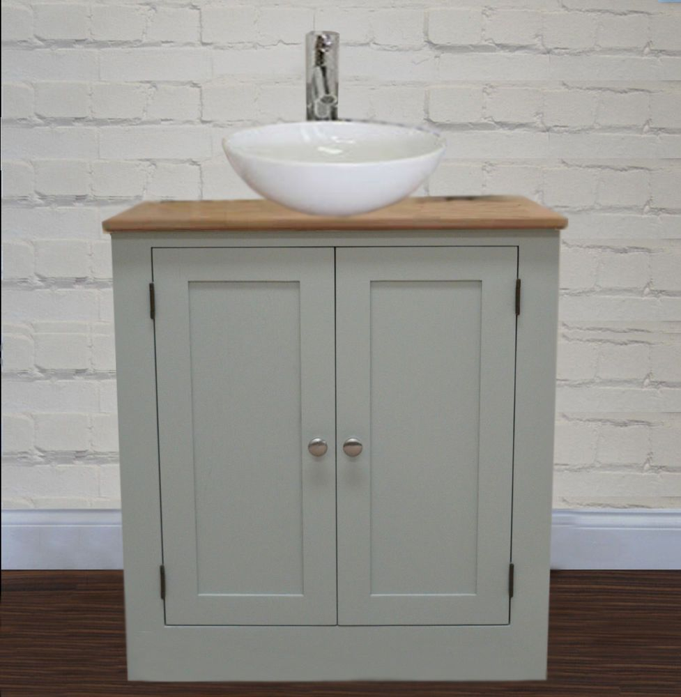 Bathroom Vanity Unit Furniture 600 Wide Wash Stand Oak Cabinet for proportions 977 X 1000