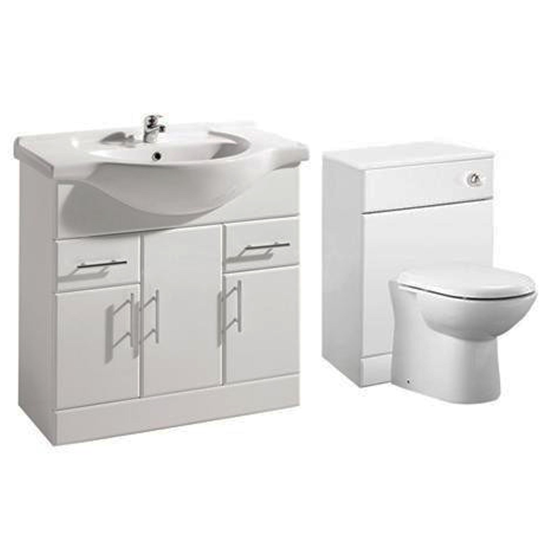 Blanco Furniture 1350mm Toilet And Vanity Basin for dimensions 2083 X 2083