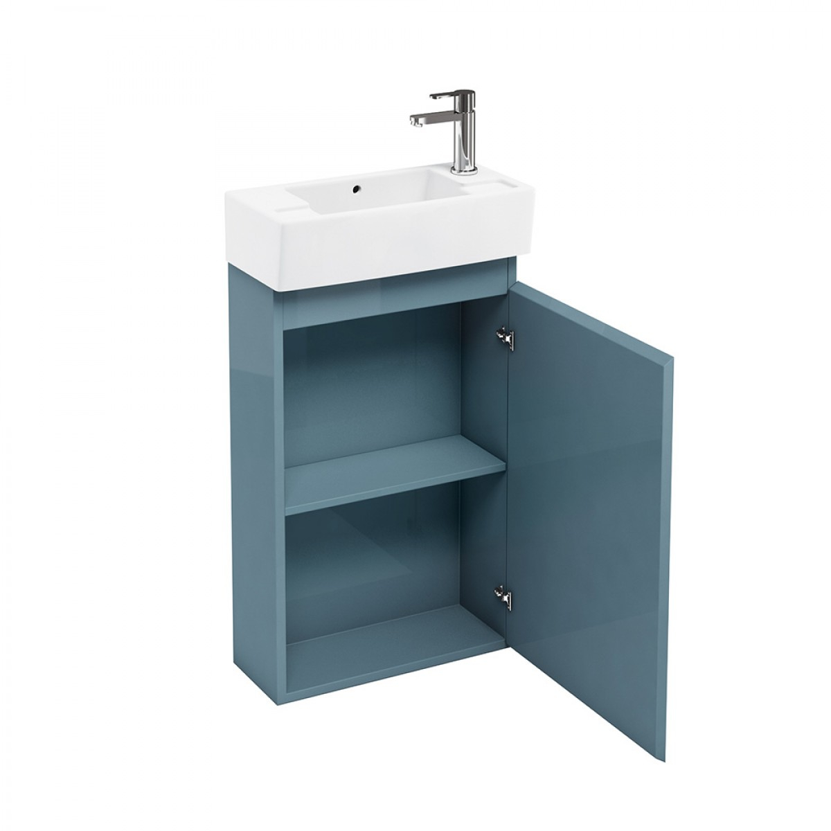 Britton Bathrooms Compact 25cm Depth Floor Mounted Cloakroom Vanity in sizing 1200 X 1200