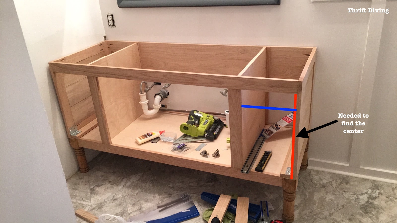 Build A Diy Bathroom Vanity Part 4 Making The Drawers with proportions 1600 X 900