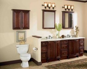 Cherry Wood Bathroom Cabinets Bathroom Cabinets Wood Bathroom pertaining to proportions 1024 X 822