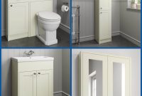 Cream Traditional Bathroom Furniture Vanity Unit Toilet Mirror pertaining to size 3264 X 3264