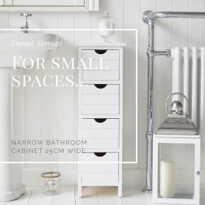 Dorset Narrow Bathroom Storage Only 25cm Wide For The Smaller Of throughout size 1080 X 1080