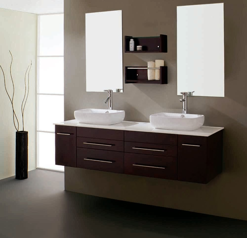 Double Contemporary Bathroom Cabinets Contemporary Furniture regarding sizing 1000 X 965