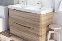 Erin Floor Standing 1200 Vanity Unit Basin Light Oak Easy throughout measurements 1200 X 1200