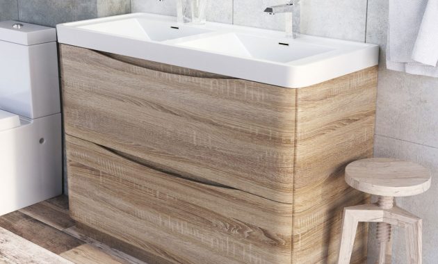 Erin Floor Standing 1200 Vanity Unit Basin Light Oak Easy throughout measurements 1200 X 1200