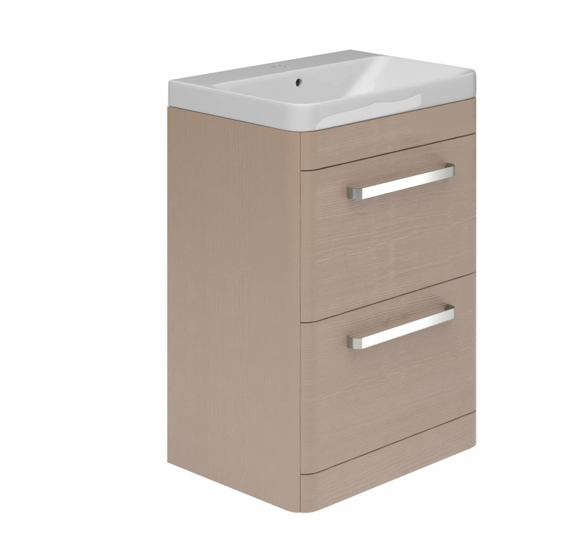 Essential Vermont Freestanding Vanity Unit With Basin 600mm Light throughout sizing 1200 X 1100