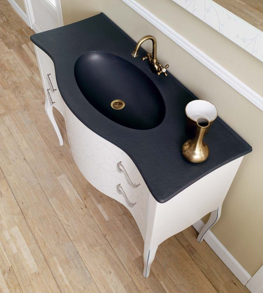 Fiora Vivaldi Large Freestanding Vintage Style White Basin Vanity for sizing 900 X 1000