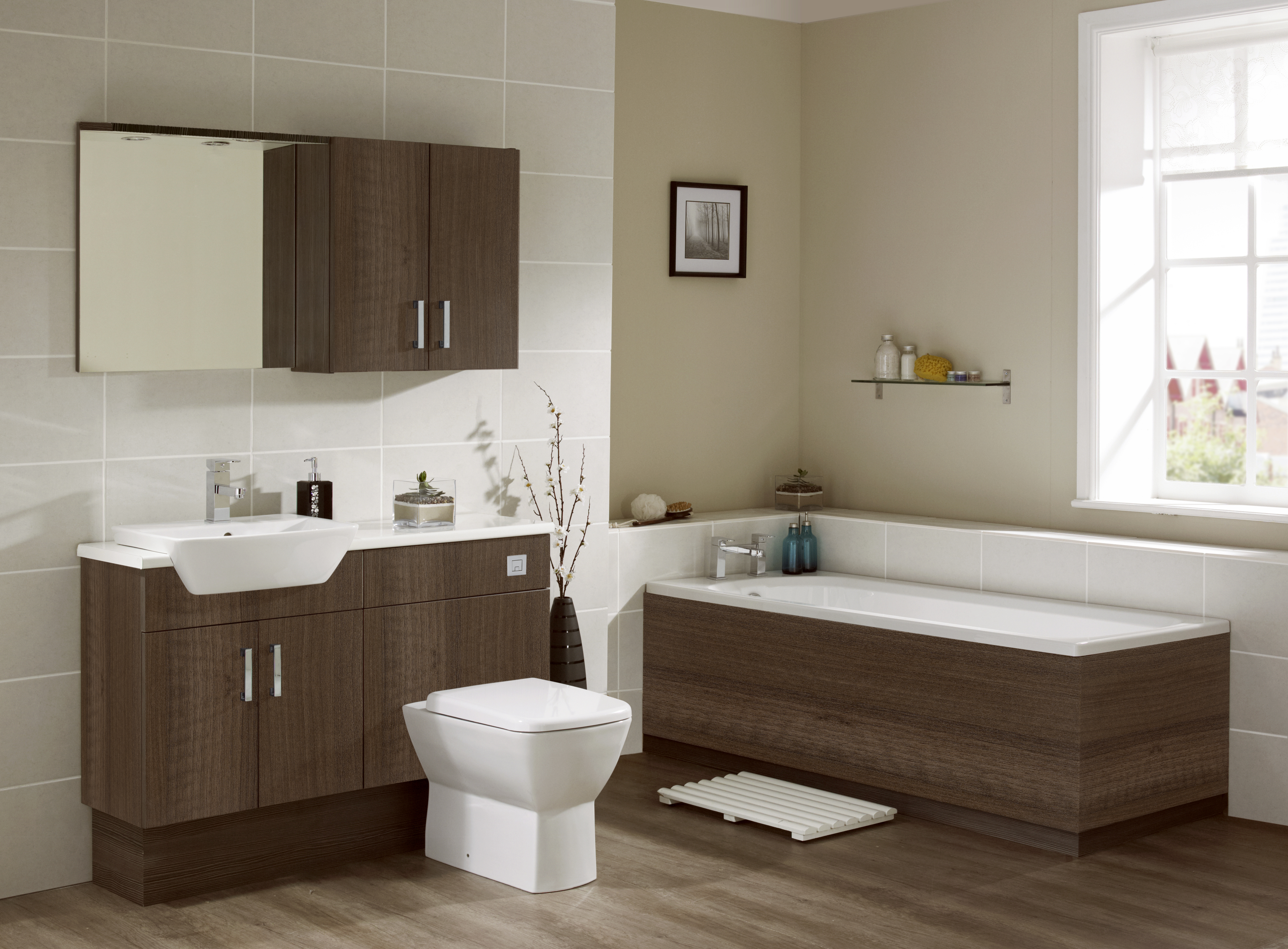 Fitted Bathroom Furniture Pack Includes Bath And Panel Finished In inside dimensions 4920 X 3628