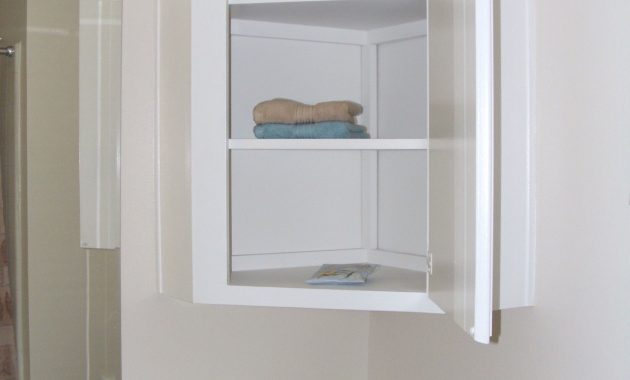 Furniture Wall Mounted Bathroom Corner Cabinet With Shelf And Within for size 1920 X 2560