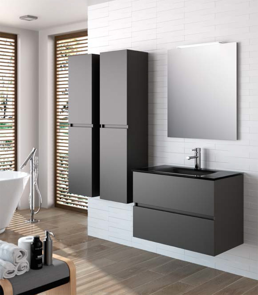 Fussion Line 80 Bathroom Furniture Salgar in measurements 895 X 1024