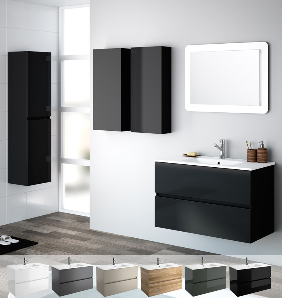 Fussion Line 90 Bathroom Furniture Salgar with dimensions 970 X 1024