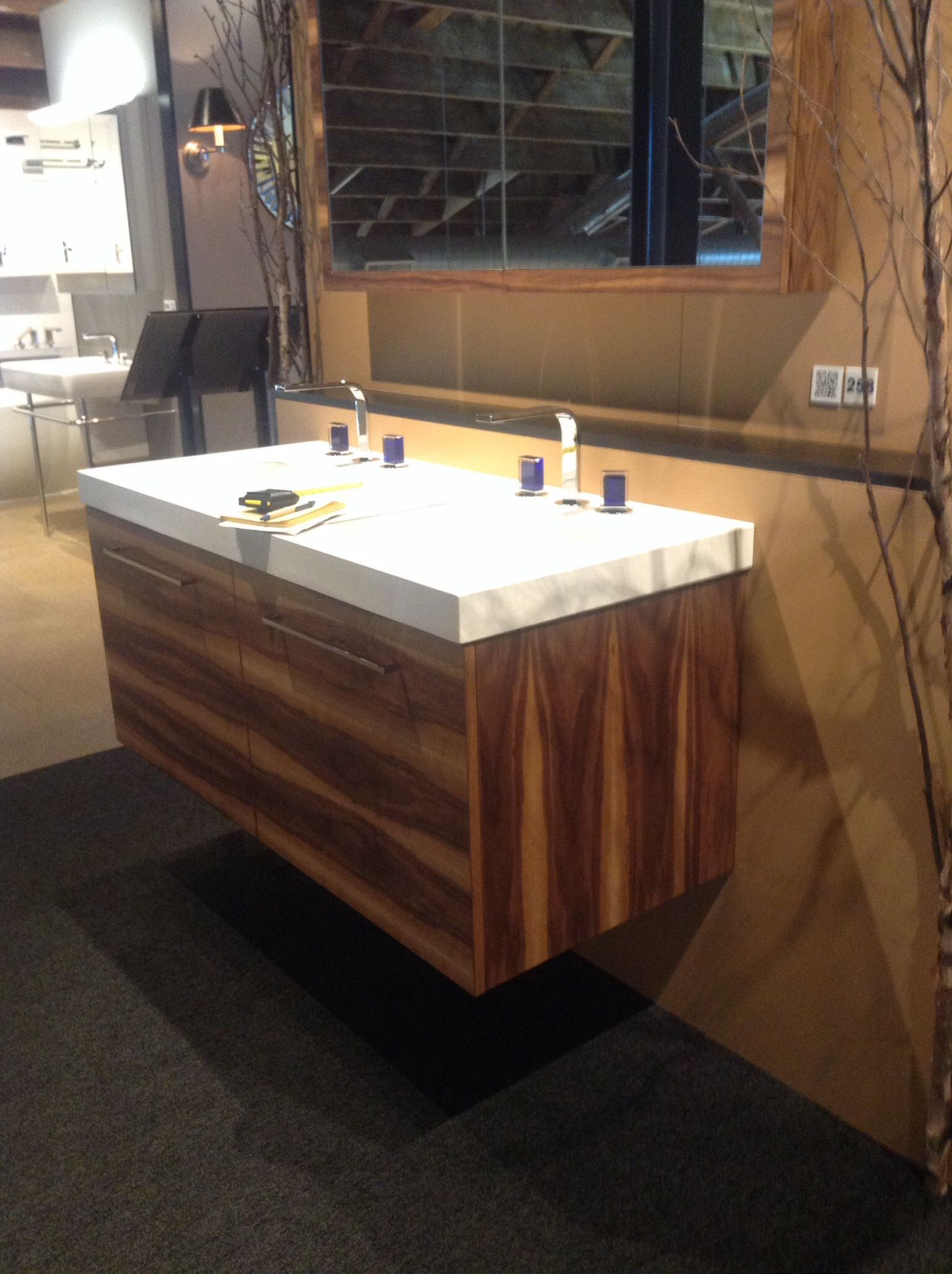 Gorgeous Walnut On This Furniture Guild Vanity Bathroom Remodel intended for measurements 1536 X 2056