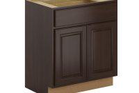 Hampton Bay Madison Assembled 30x345x21 In Base Bathroom Vanity Cabinet In Espresso in proportions 1000 X 1000