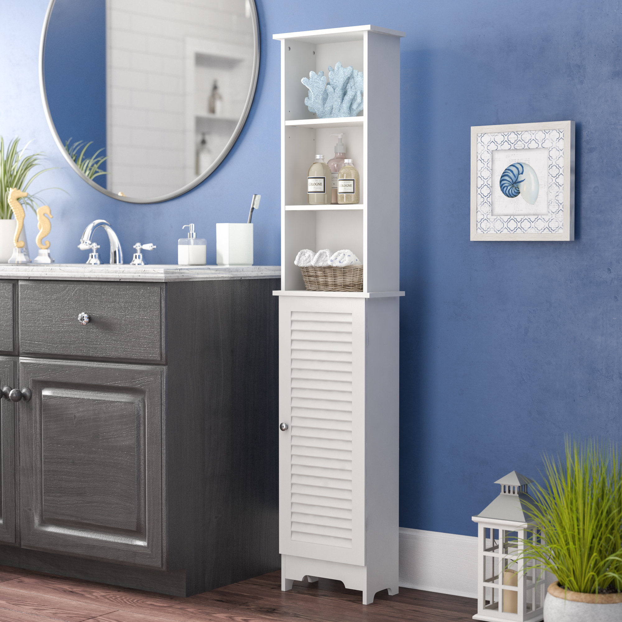 Highland Dunes Keilen Tall Accent Cabinet Reviews Wayfair intended for size 2000 X 2000