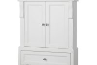 Home Decorators Collection Naples 26 12 In W X 32 34 In H X 8 In D Bathroom Storage Wall Cabinet In White for proportions 1000 X 1000