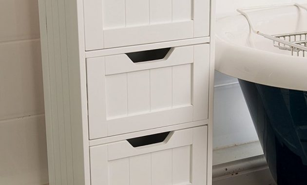 Home Treats Tall 4 Drawer Storage Cabinet Fully Assembled intended for size 873 X 1500