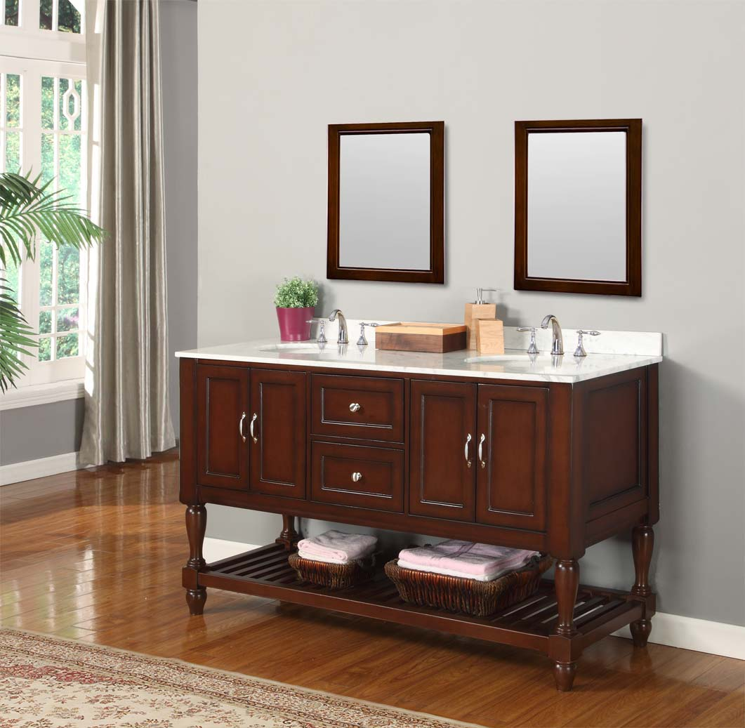 Impressive Cabinets Bathroom 6 Furniture Style Bathroom Vanity pertaining to measurements 1061 X 1037