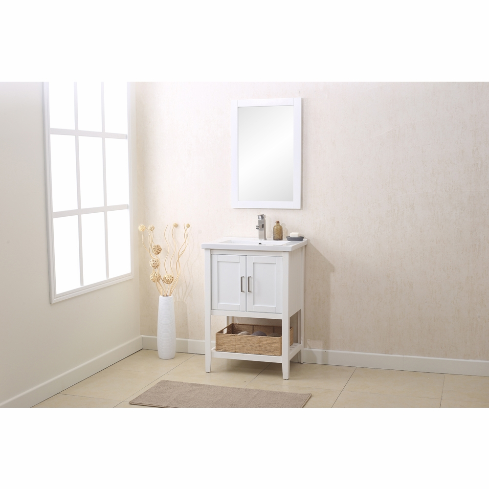 Legion Furniture 24 White Sink Vanity With Mirror Upc Faucet And for measurements 1000 X 1000