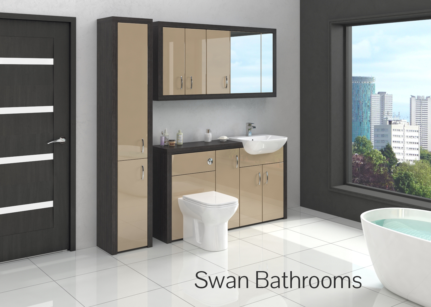 Made To Measure Wall Hung Bathroom Fitted Furniture Birmingham inside dimensions 1500 X 1070