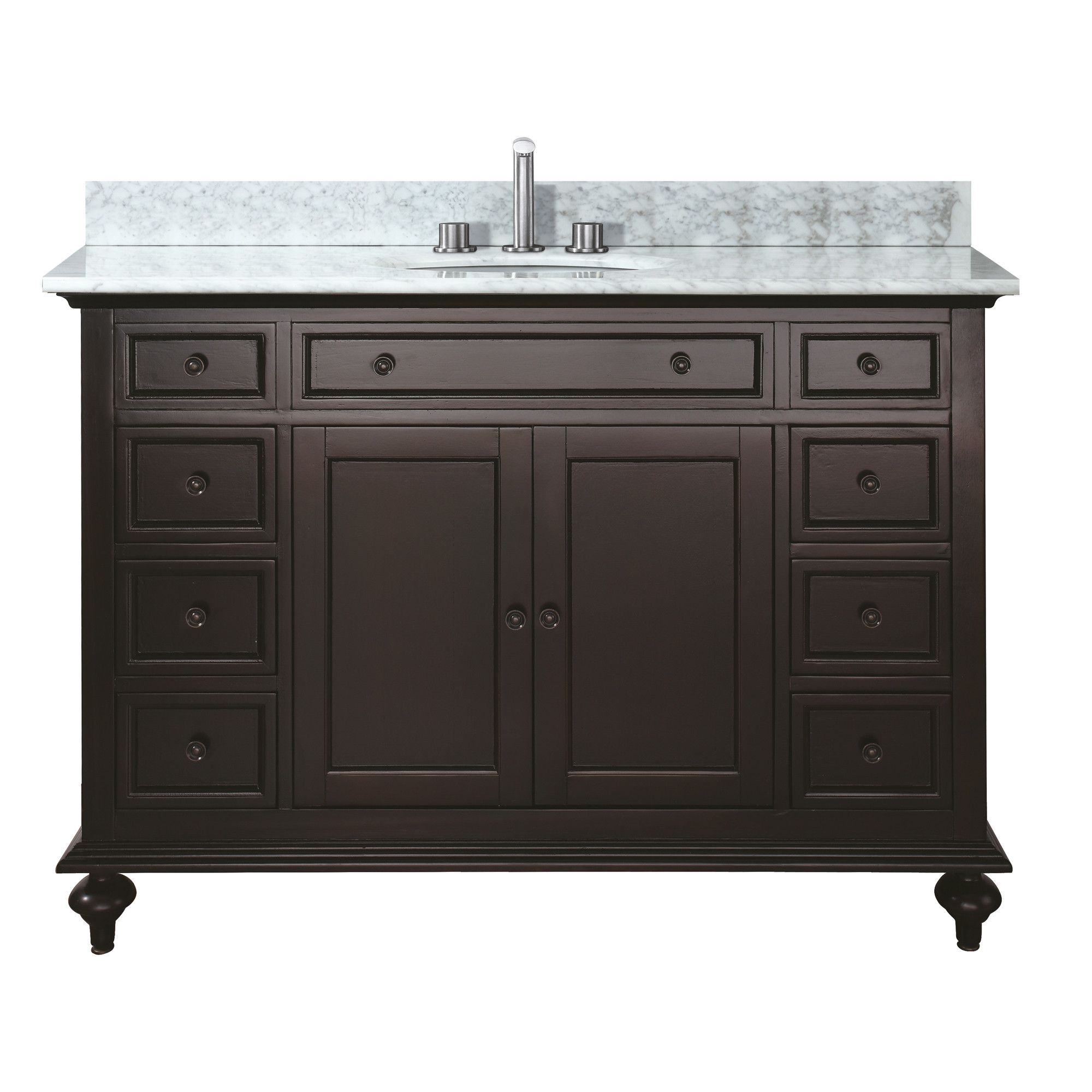 Merlot 48 Bathroom Vanity Set Home Improvement Wayfair Bathroom inside dimensions 2000 X 2000