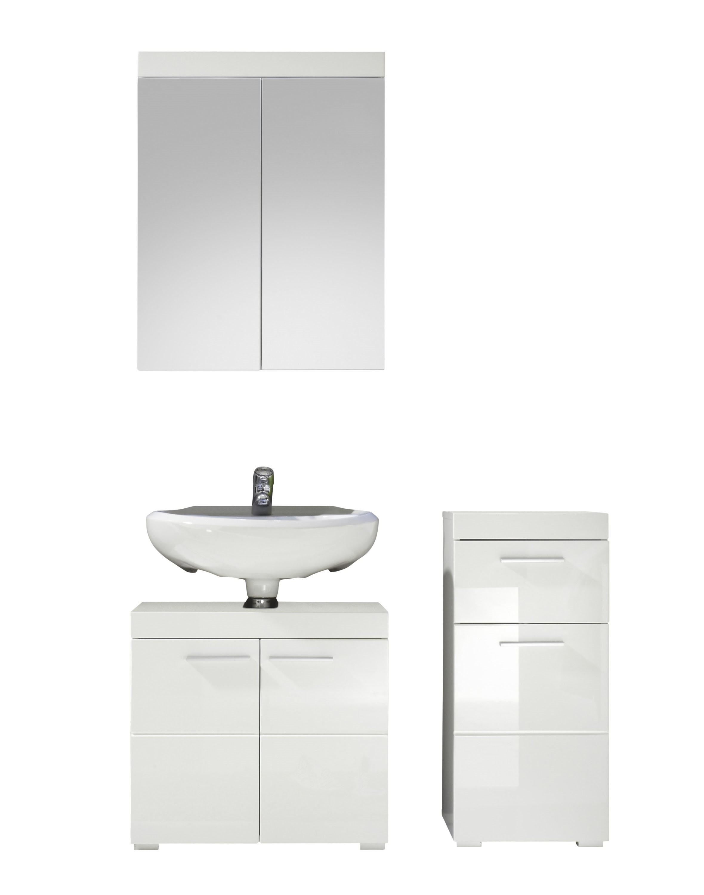 Metro Lane Neema 3 Piece Bathroom Storage Furniture Set Wayfaircouk pertaining to size 2360 X 3000