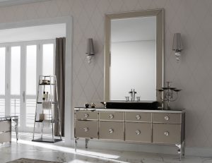 Milldue Majestic 10 Bronze Lacquered Glass High End Italian Bathroom throughout proportions 1737 X 1338