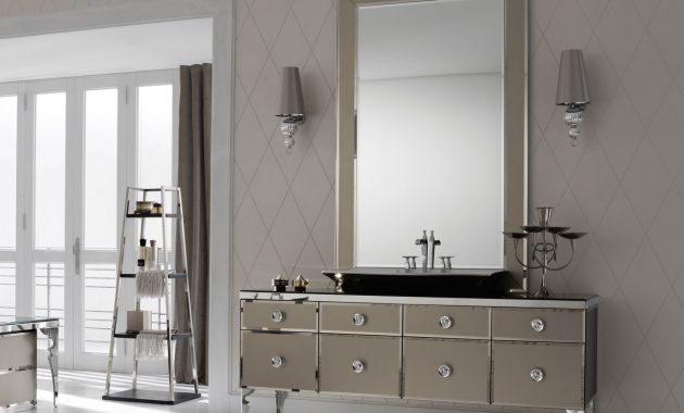 Milldue Majestic 10 Bronze Lacquered Glass High End Italian Bathroom throughout proportions 1737 X 1338