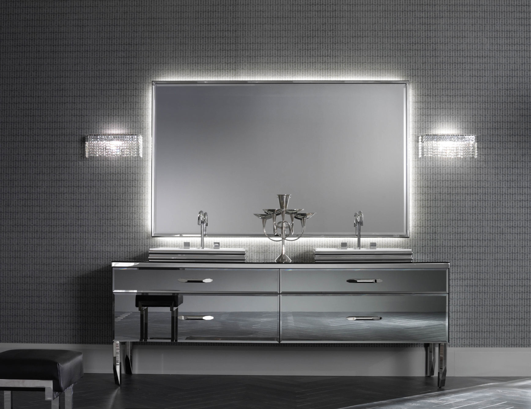 Зеркала и мебель для ванны. Мебель Milldue Milldue для ванной. Раковина Milldue Zurigo 63.