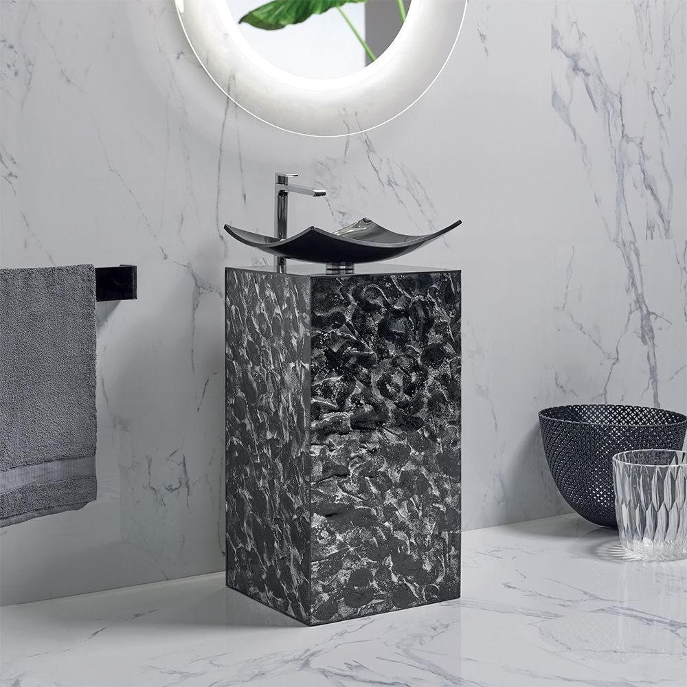 Nook Luxury Crystal Black Vanity throughout size 1000 X 1000