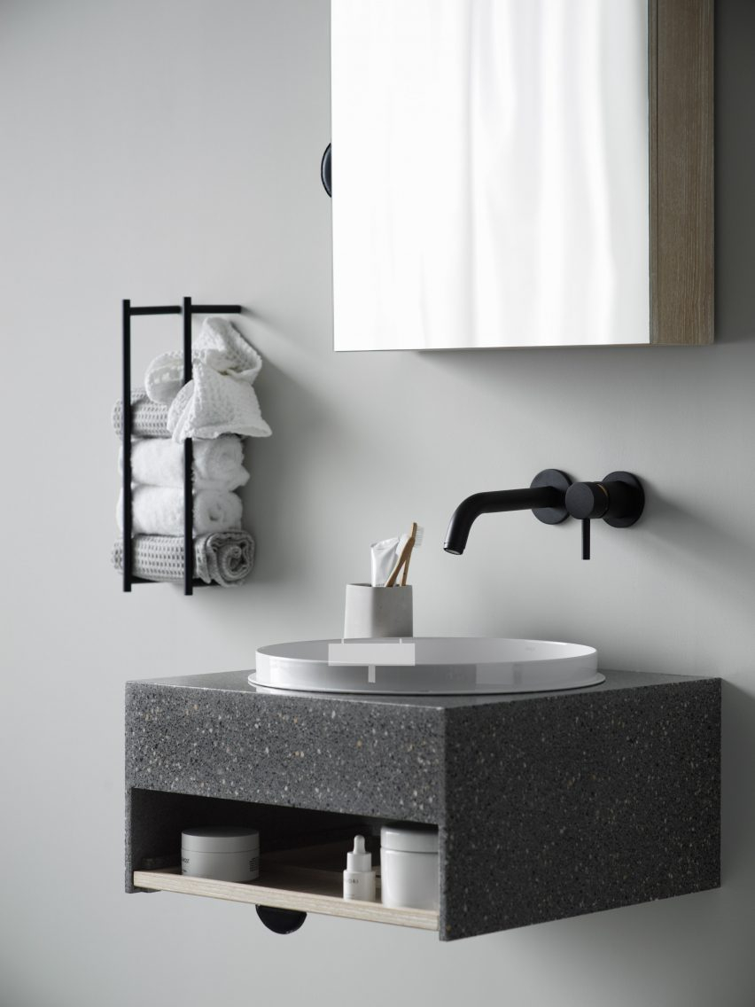 Note Design Studio Create Compact Bathroom Furniture For Lagom intended for dimensions 852 X 1136
