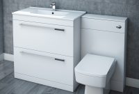 Nova High Gloss White Vanity Bathroom Suite W1300 X D400200mm At in measurements 1000 X 1000