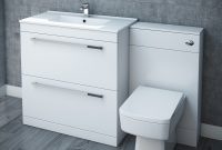 Nova High Gloss White Vanity Bathroom Suite W1300 X D400200mm At throughout measurements 1000 X 1000