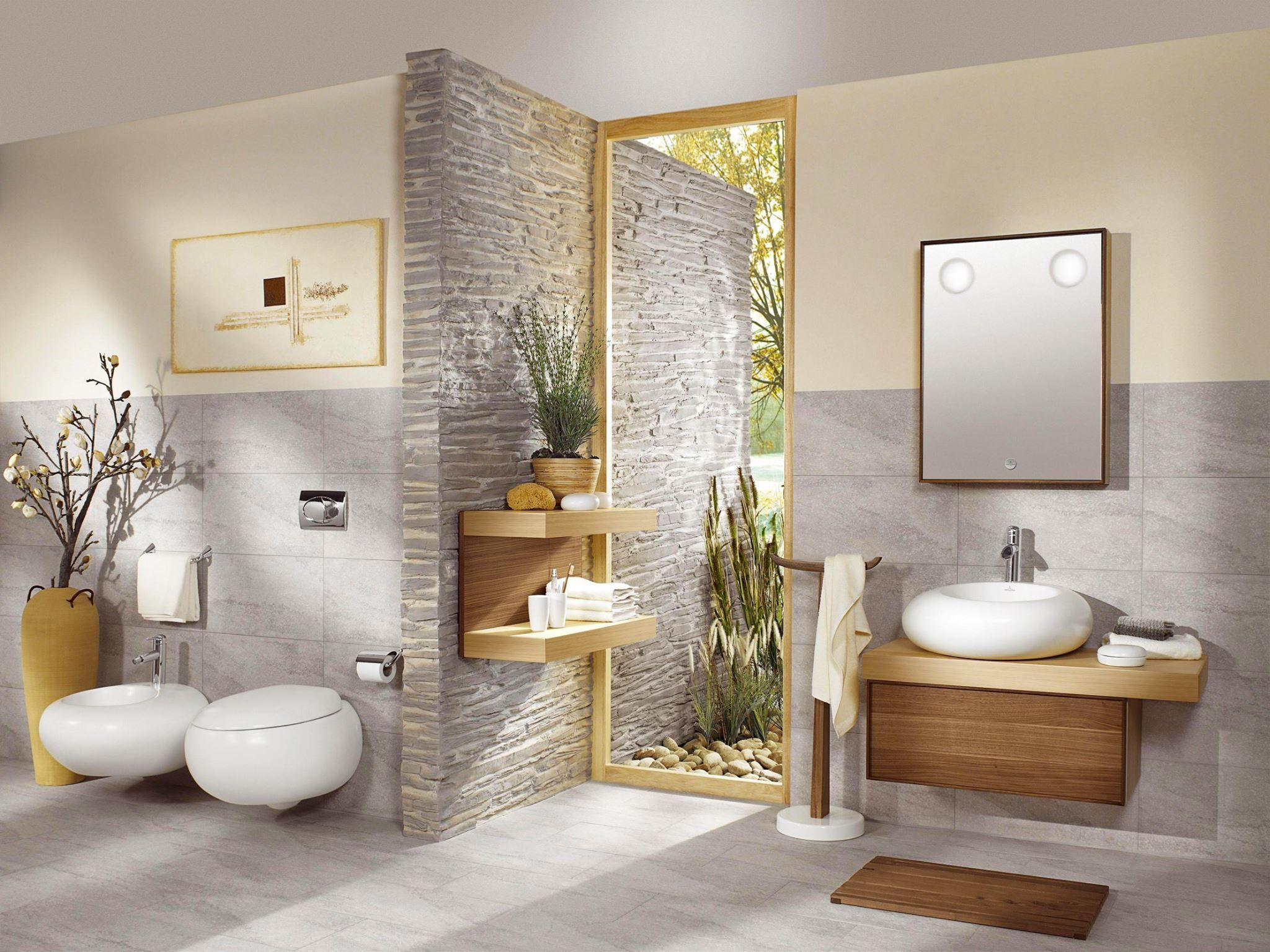 Pin Catalina Galia On Home And Deco Zen Bathroom Zen Bathroom pertaining to measurements 2048 X 1535