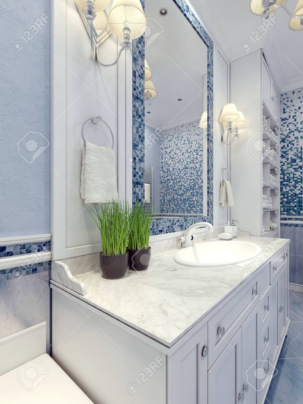 Provence Blue Bathroom Trend Bathroom Furniture In White A Stock regarding size 975 X 1300