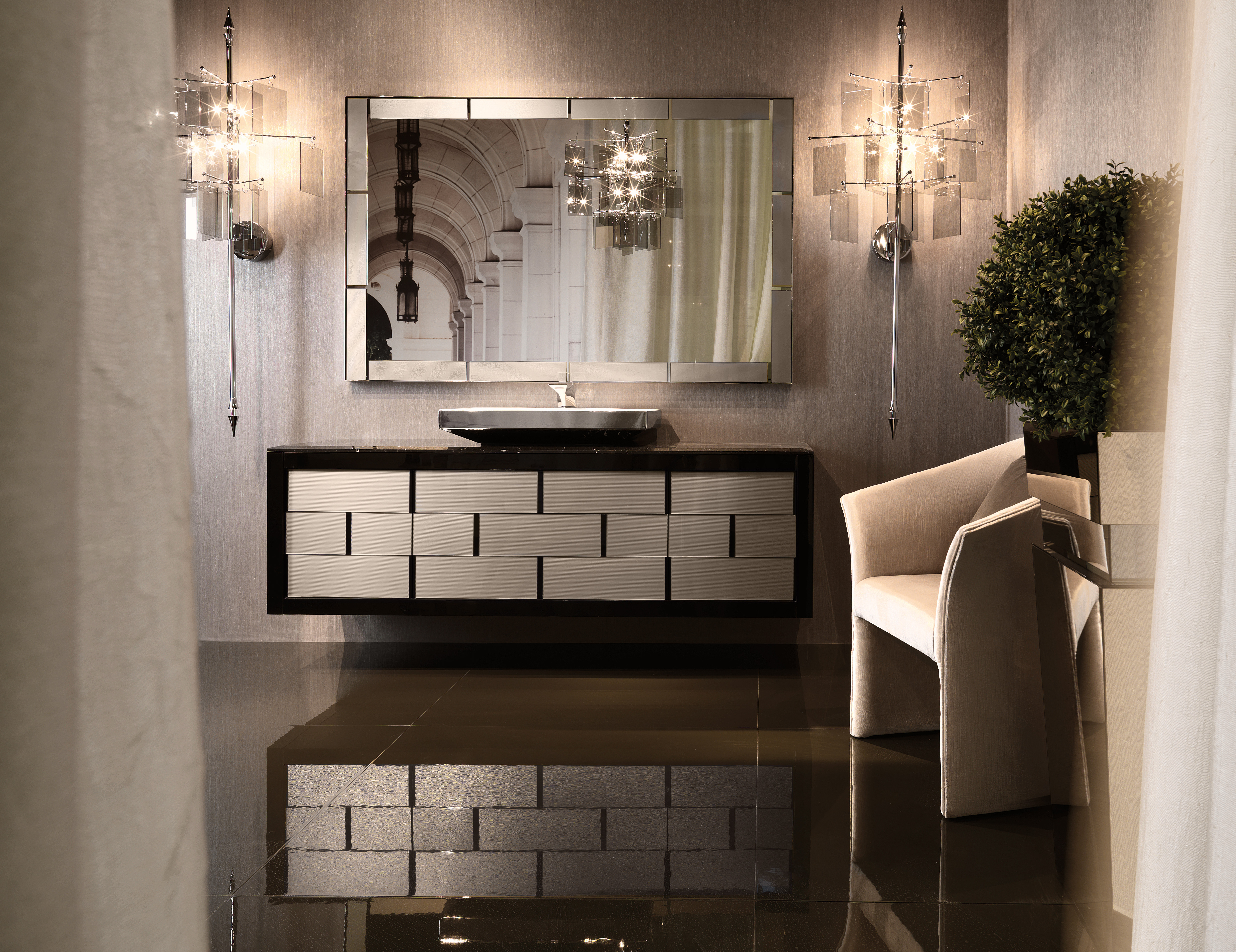 Ritz Luxury Italian Bathroom Vanity in proportions 4942 X 3807