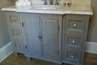 Rustic Pine Distressed Vanity Nativepine On Etsy 165000 with regard to proportions 570 X 456