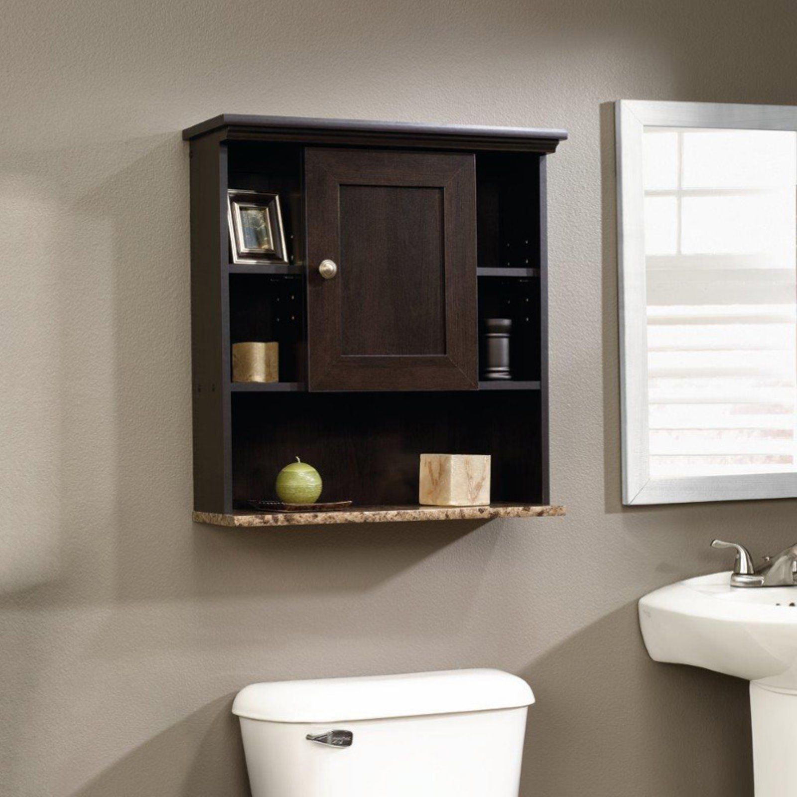 Sauder Bath Peppercorn Collection Wall Cabinet In 2019 Products intended for proportions 1600 X 1600