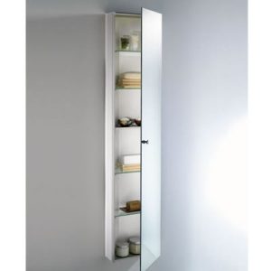 Schneider Wangaline 1 Door Tall Cabinet Uk Bathrooms intended for dimensions 1200 X 1200