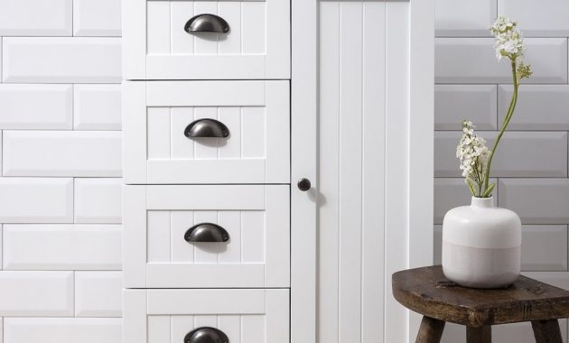 Stow Bathroom Cabinet Storage Cupboard In White Noa Nani within measurements 1000 X 1000