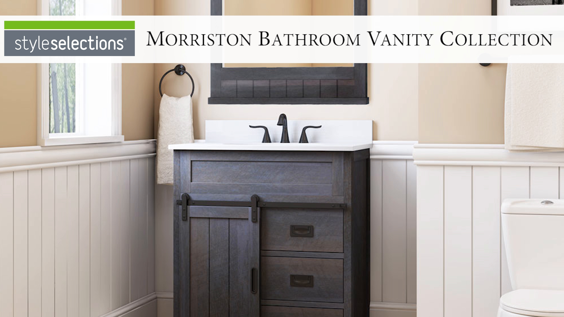 Style Selections Morriston 30 In Distressed Java Single Sink with size 1920 X 1080