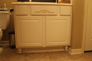 Texas Decor Adding Furniture Legs To Bathroom Vanity Oak Bathroom for proportions 1600 X 1066