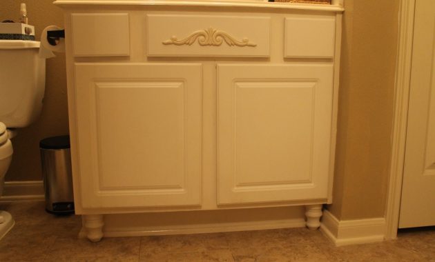 Texas Decor Adding Furniture Legs To Bathroom Vanity Oak Bathroom for proportions 1600 X 1066